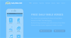 Desktop Screenshot of dailybiblesms.com