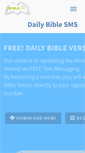 Mobile Screenshot of dailybiblesms.com